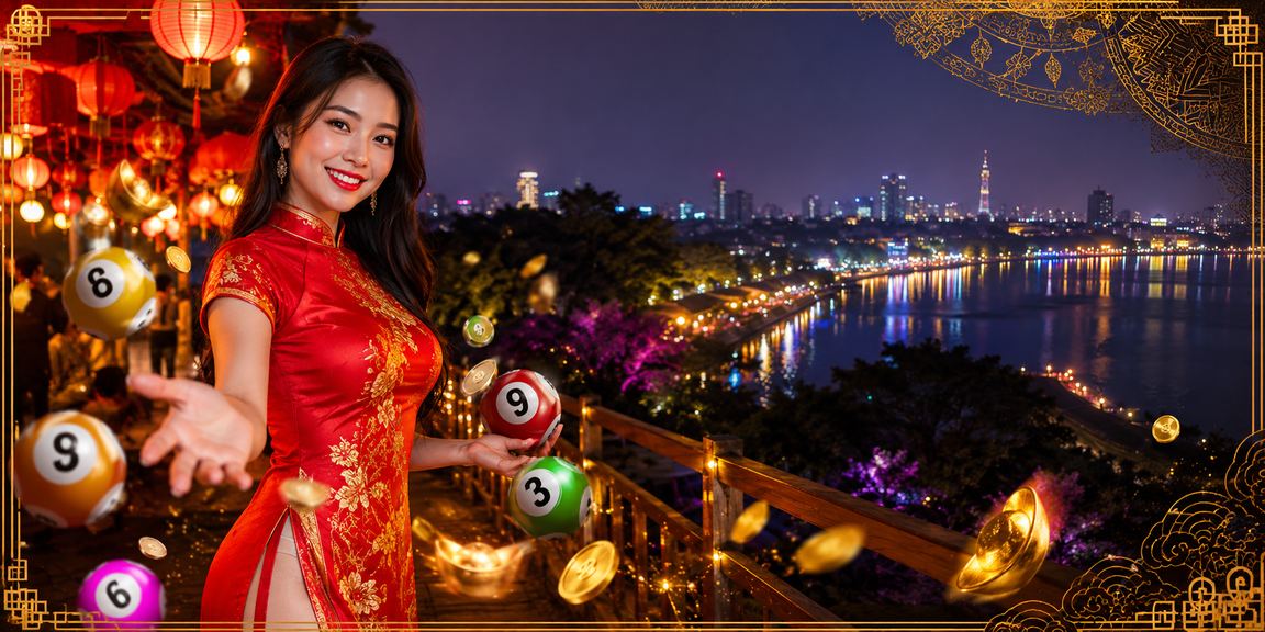Người dùng tại chợ đêm Hà Nội tham gia xổ số và dịch vụ trực tuyến bảo mật