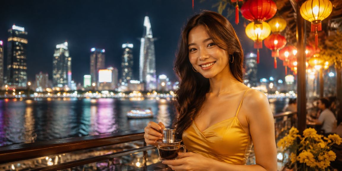 Người dùng TP. Hồ Chí Minh truy cập z60 qua điện thoại tại quán cà phê